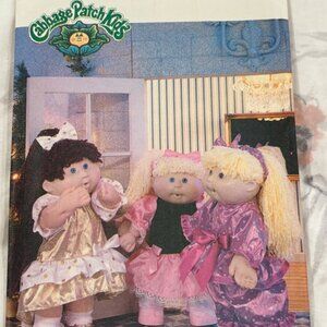 Butterick Cabbage Patch Kids Doll Clothes Sewing Pattern 5200 Unisex One Size Fi
